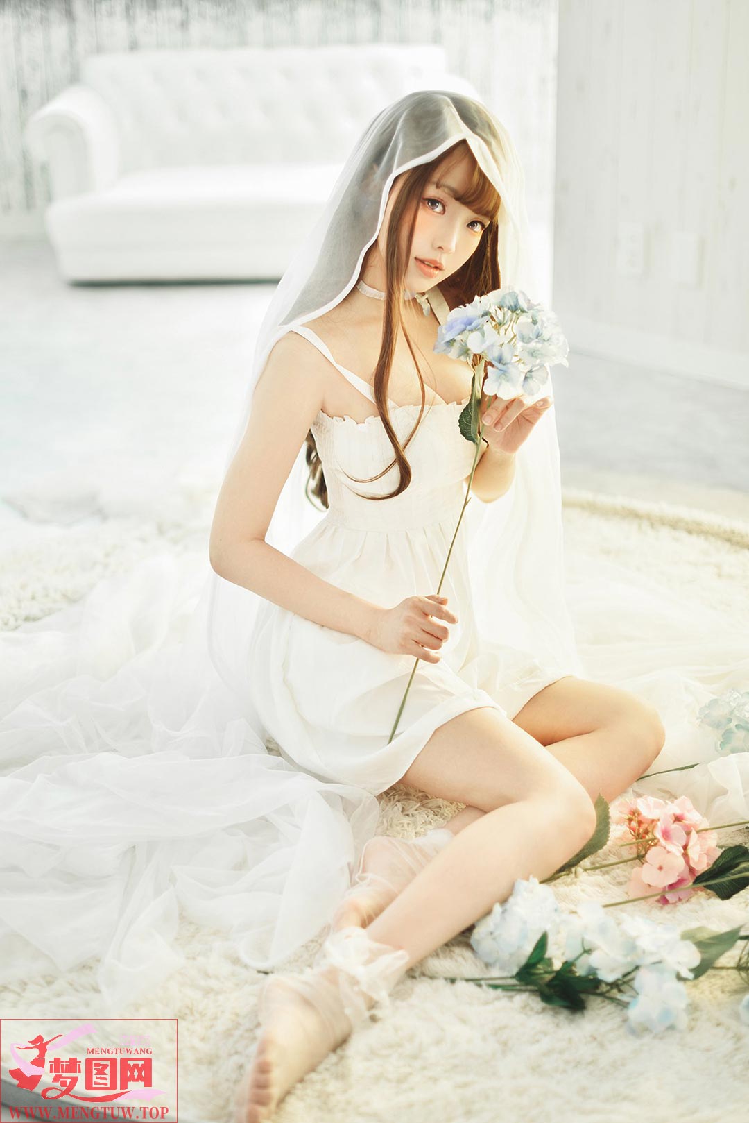 ElyEE子 – White Dress-梦图网